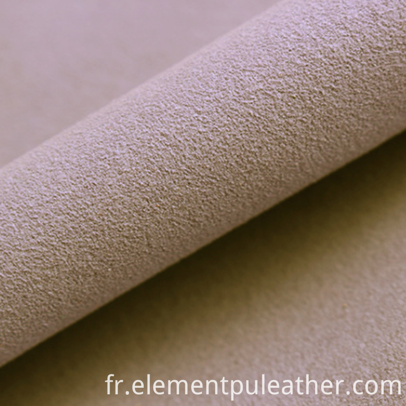 Microfibre synthétique non tissée de 0,6 mm 0.6mm Nonwoven Synthetic Microfiber